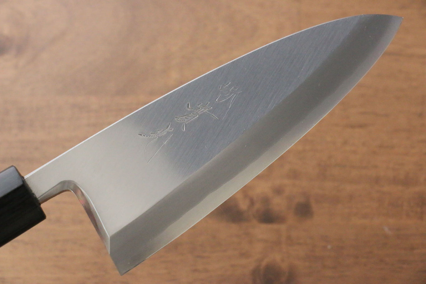 Jikko Silver Steel No.3 Deba Japanese Knife 150mm Shitan Handle - Japanny - Best Japanese Knife