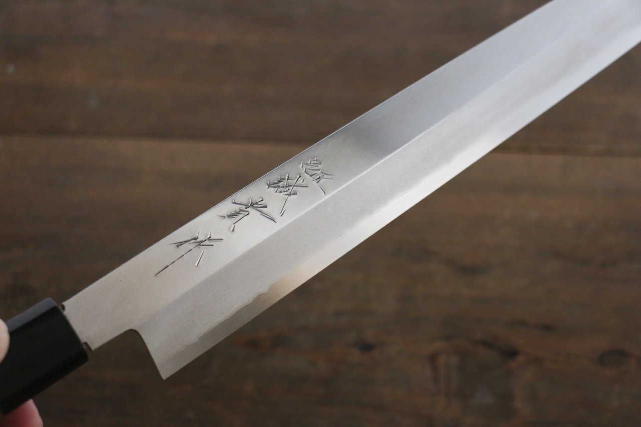 Shigeki Tanaka Silver Steel No.3 Yanagiba Japanese Chef Knife 300mm - Japanny - Best Japanese Knife