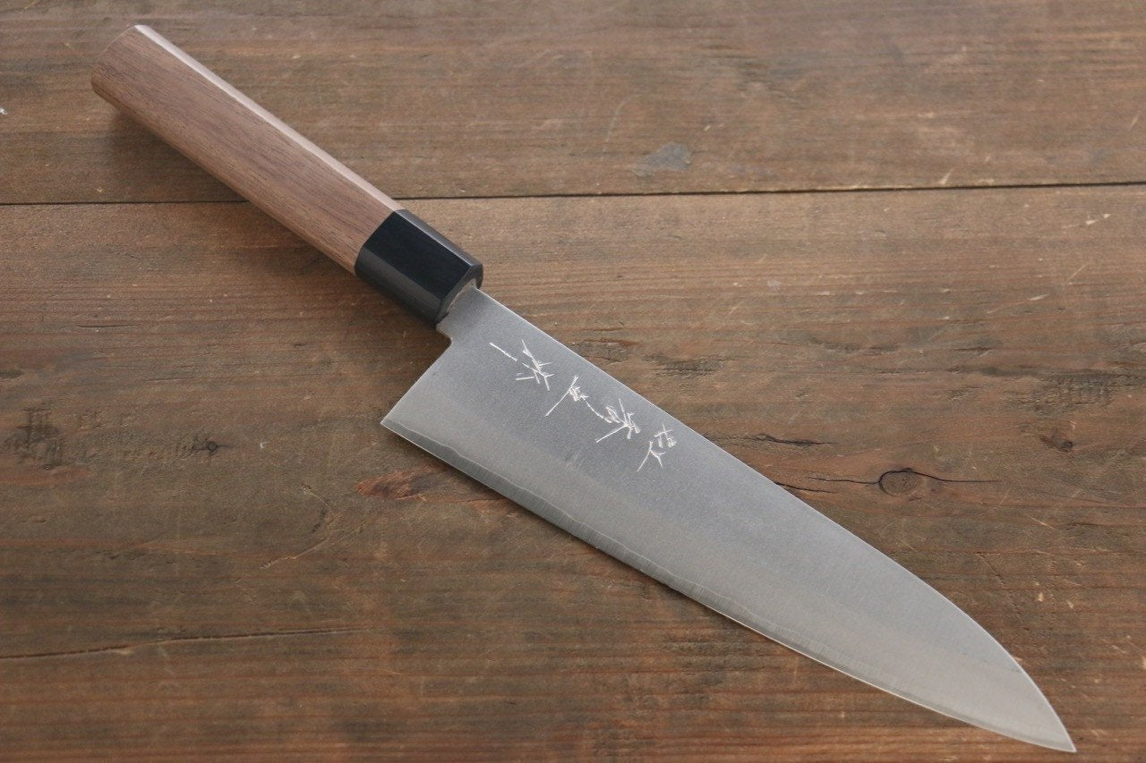 Shigeki Tanaka Silver Steel No.3 Nashiji Finish Gyuto Japanese Chef Knife 210mm - Japanny - Best Japanese Knife