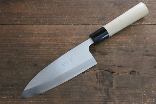 Seisuke-Marke Molybdänstahl (MOL) Kasumitogi Spezialisiertes Fischmesser Deba Japanisches Messer