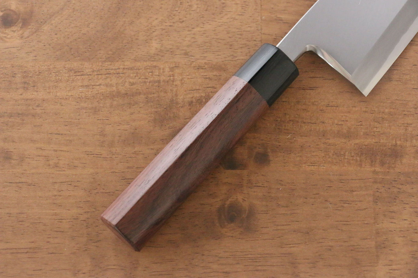 Jikko Silver Steel No.3 Deba Japanese Knife 195mm Shitan Handle - Japanny - Best Japanese Knife