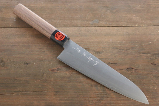 Shigeki Tanaka Silver Steel No.3 Nashiji Finish Gyuto Japanese Chef Knife 180mm - Japanny - Best Japanese Knife