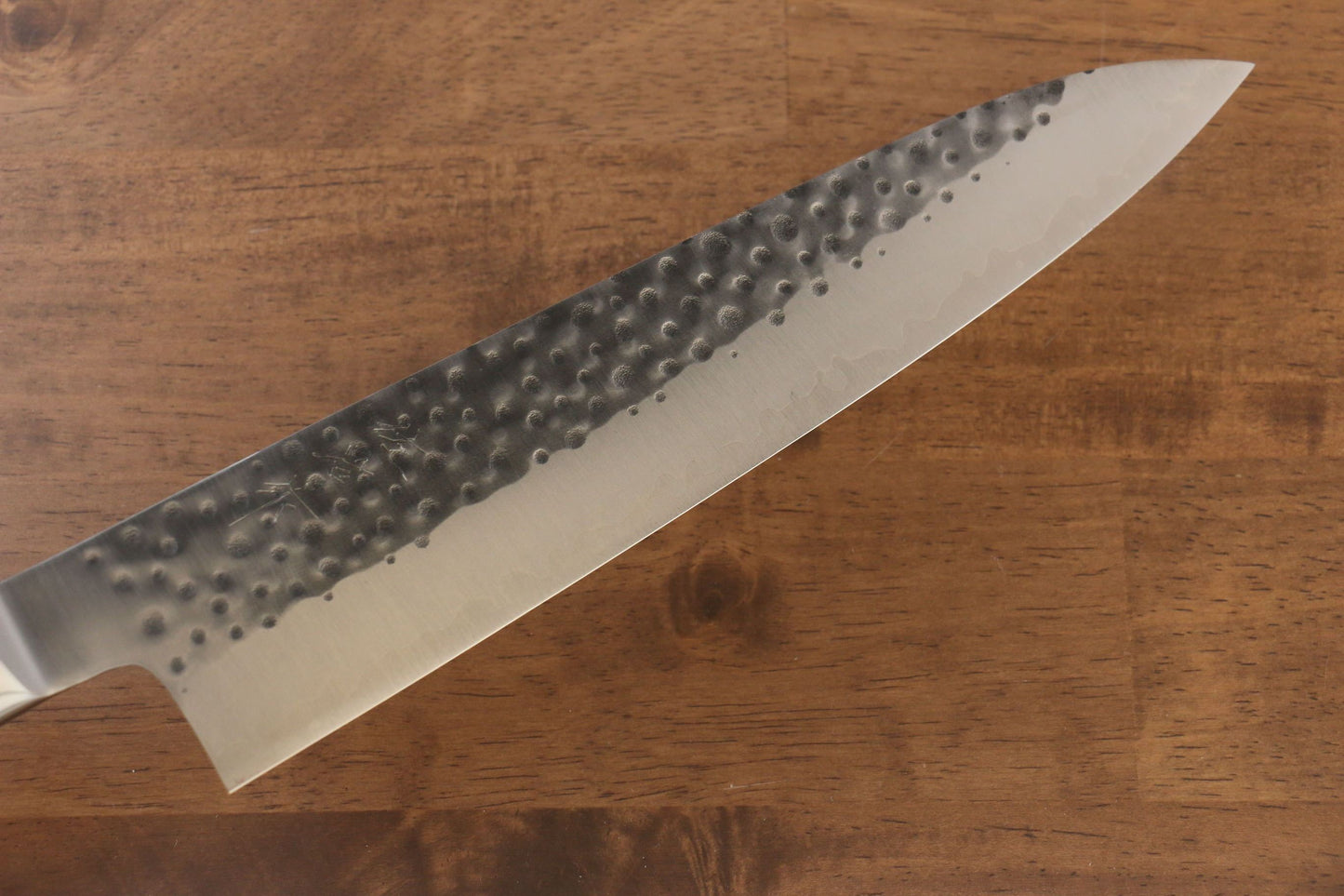 Takeshi Saji R2/SG2 Hammered(Maru) Gyuto Japanese Knife 240mm Chinese Quince Handle - Japanny - Best Japanese Knife