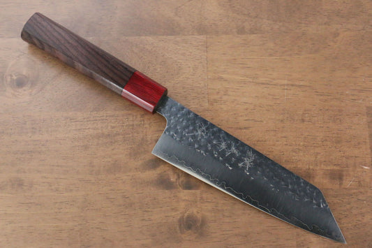 Yu Kurosaki Senko R2/SG2 Hammered Bunka Japanese Knife 165mm Shitan Handle - Japanny - Best Japanese Knife