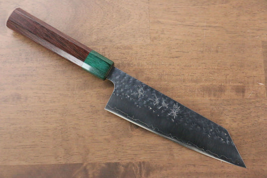 Yu Kurosaki Senko R2/SG2 Hammered Bunka Japanese Knife 165mm Shitan Handle - Japanny - Best Japanese Knife