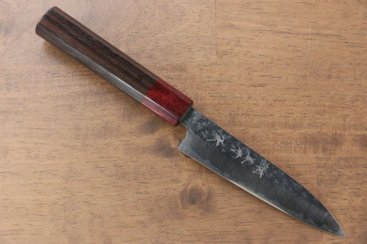 Yu Kurosaki Senko R2/SG2 Hammered Petty-Utility Japanese Knife 120mm Shitan Handle - Japanny - Best Japanese Knife