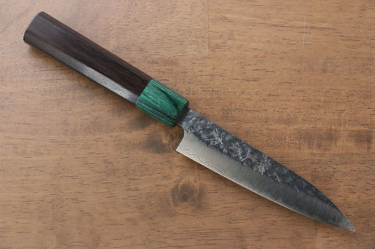 Yu Kurosaki Senko R2/SG2 Hammered Petty-Utility Japanese Knife 120mm Shitan Handle - Japanny - Best Japanese Knife