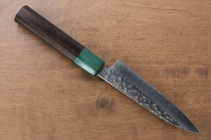 Yu Kurosaki Senko R2/SG2 Hammered Petty-Utility Japanese Knife 120mm Shitan Handle - Japanny - Best Japanese Knife