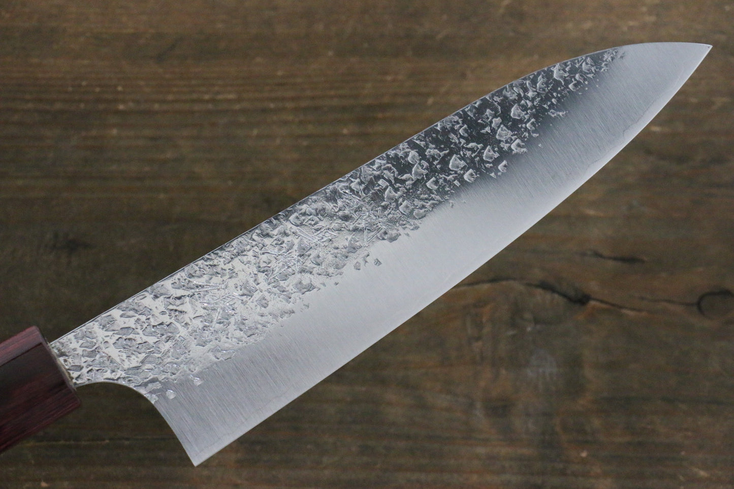 Yu Kurosaki Shizuku R2/SG2 Hammered Gyuto Japanese Chef Knife 180mm - Japanny - Best Japanese Knife