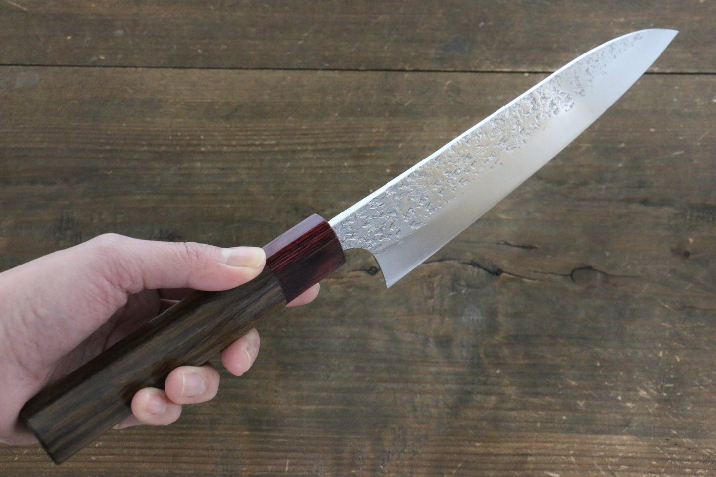 Yu Kurosaki Shizuku R2/SG2 Hammered Gyuto Japanese Chef Knife 180mm - Japanny - Best Japanese Knife