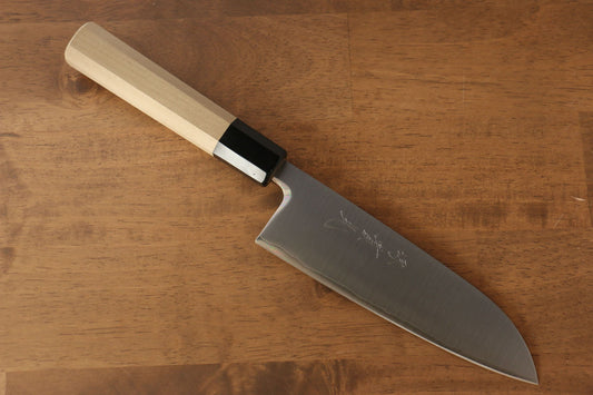 Jikko R2/SG2 Santoku Japanese Knife 165mm Magnolia Handle - Japanny - Best Japanese Knife