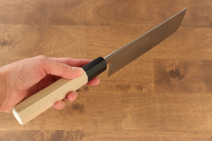 Jikko R2/SG2 Nakiri Japanese Knife 165mm Magnolia Handle - Japanny - Best Japanese Knife