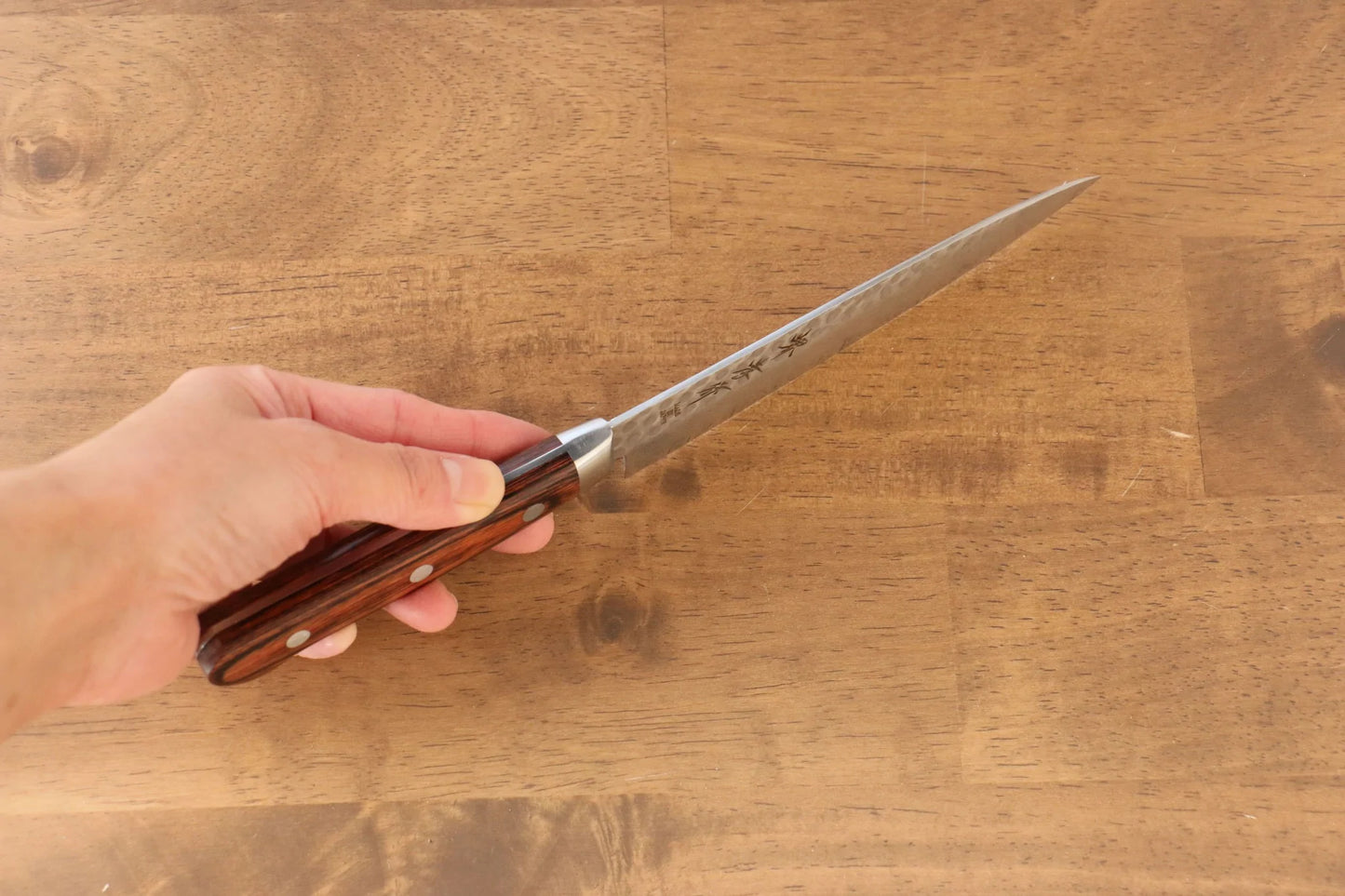 Marke Sakai Takayuki Kukipapa VG10 17-lagiger Damaststahl Kleines Mehrzweckmesser Kleines japanisches Messer 135 mm Griff