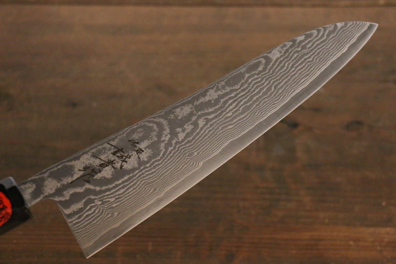 Shigeki Tanaka R2 Damascus Japanese Gyuto Knife 210mm - Japanny - Best Japanese Knife