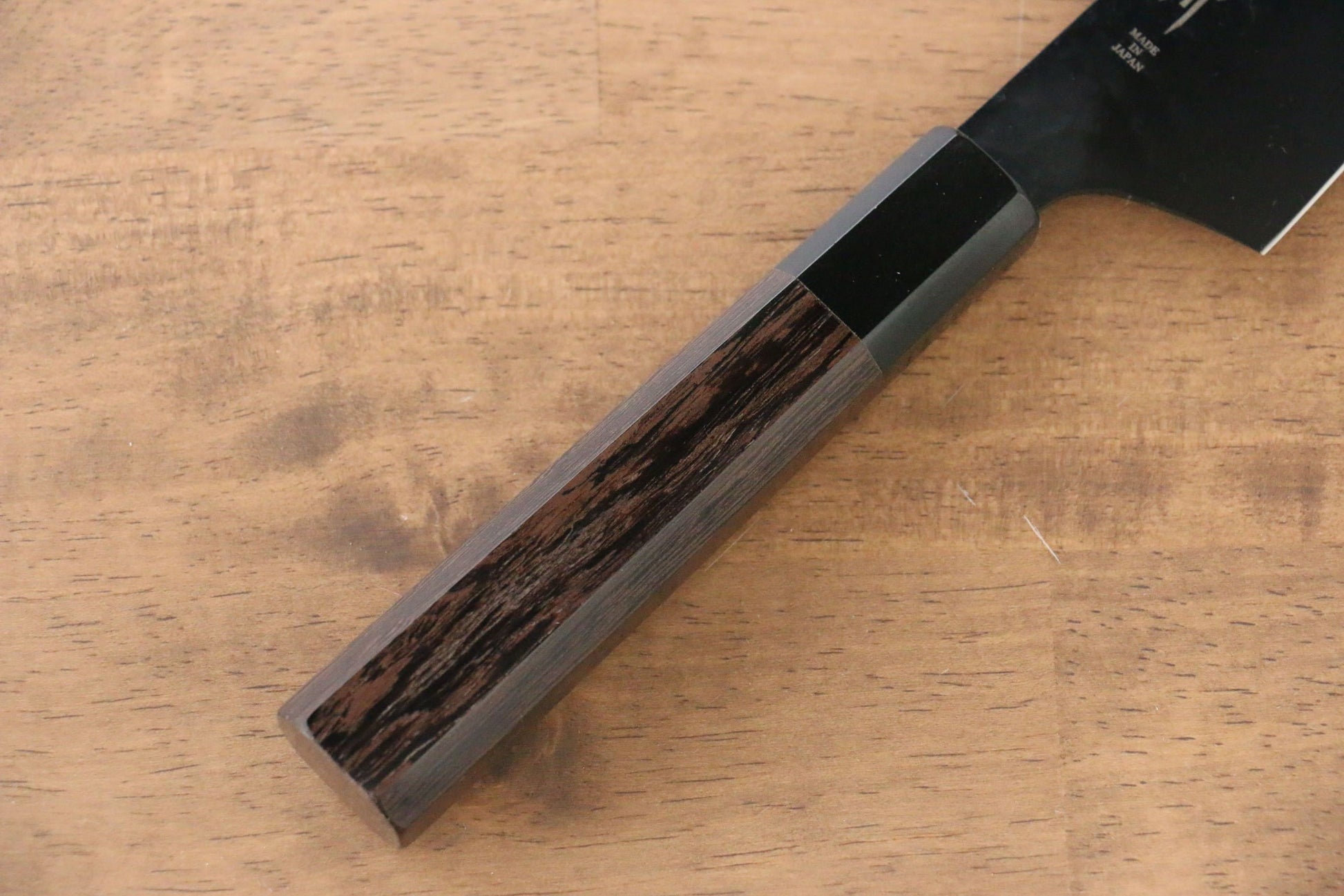 Sakai Takayuki Kurokage VG10 Hammered Teflon Coating Kengata Santoku Japanese Knife 160mm Wenge Handle - Japanny - Best Japanese Knife