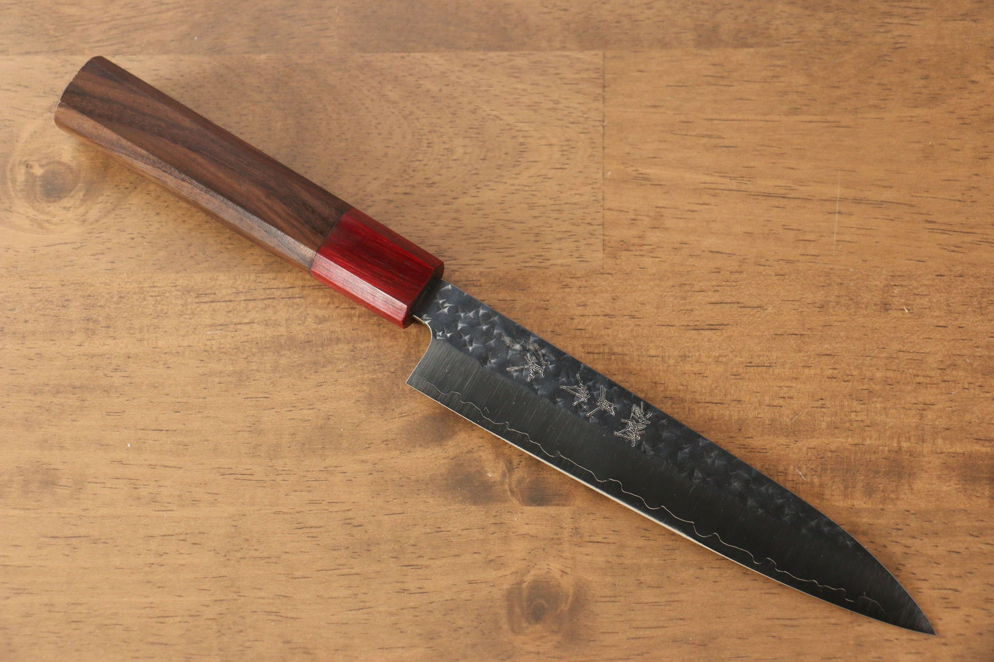 Yu Kurosaki Senko R2/SG2 Hammered Petty-Utility Japanese Knife 150mm Shitan Handle - Japanny - Best Japanese Knife