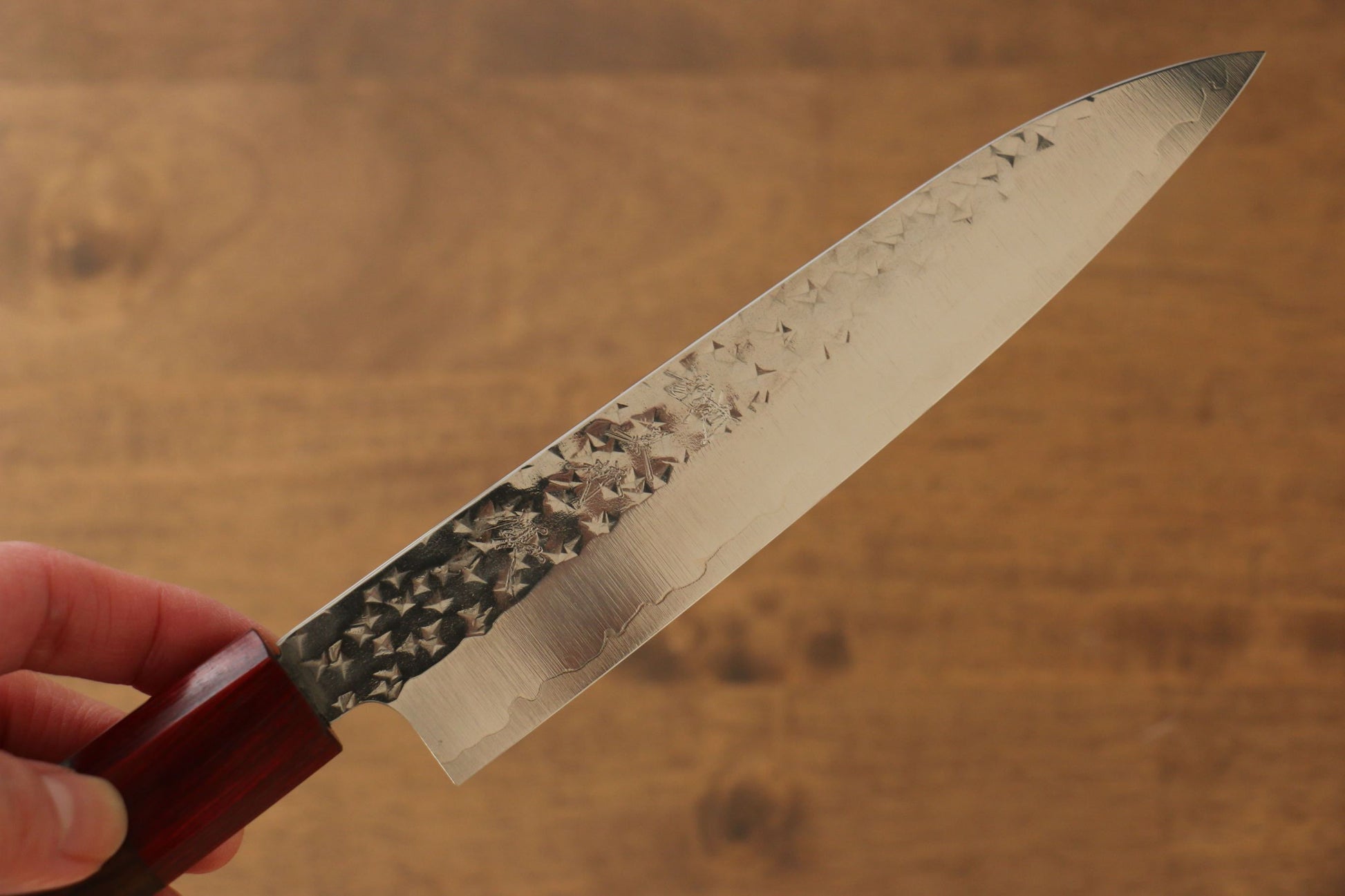 Yu Kurosaki Senko R2/SG2 Hammered Petty-Utility Japanese Knife 150mm Shitan Handle - Japanny - Best Japanese Knife