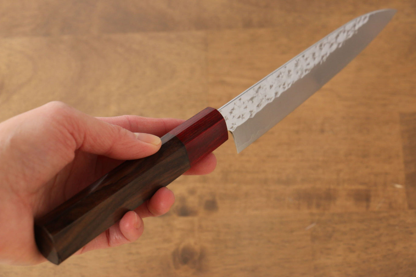 Yu Kurosaki Senko R2/SG2 Hammered Petty-Utility Japanese Knife 150mm Shitan Handle - Japanny - Best Japanese Knife