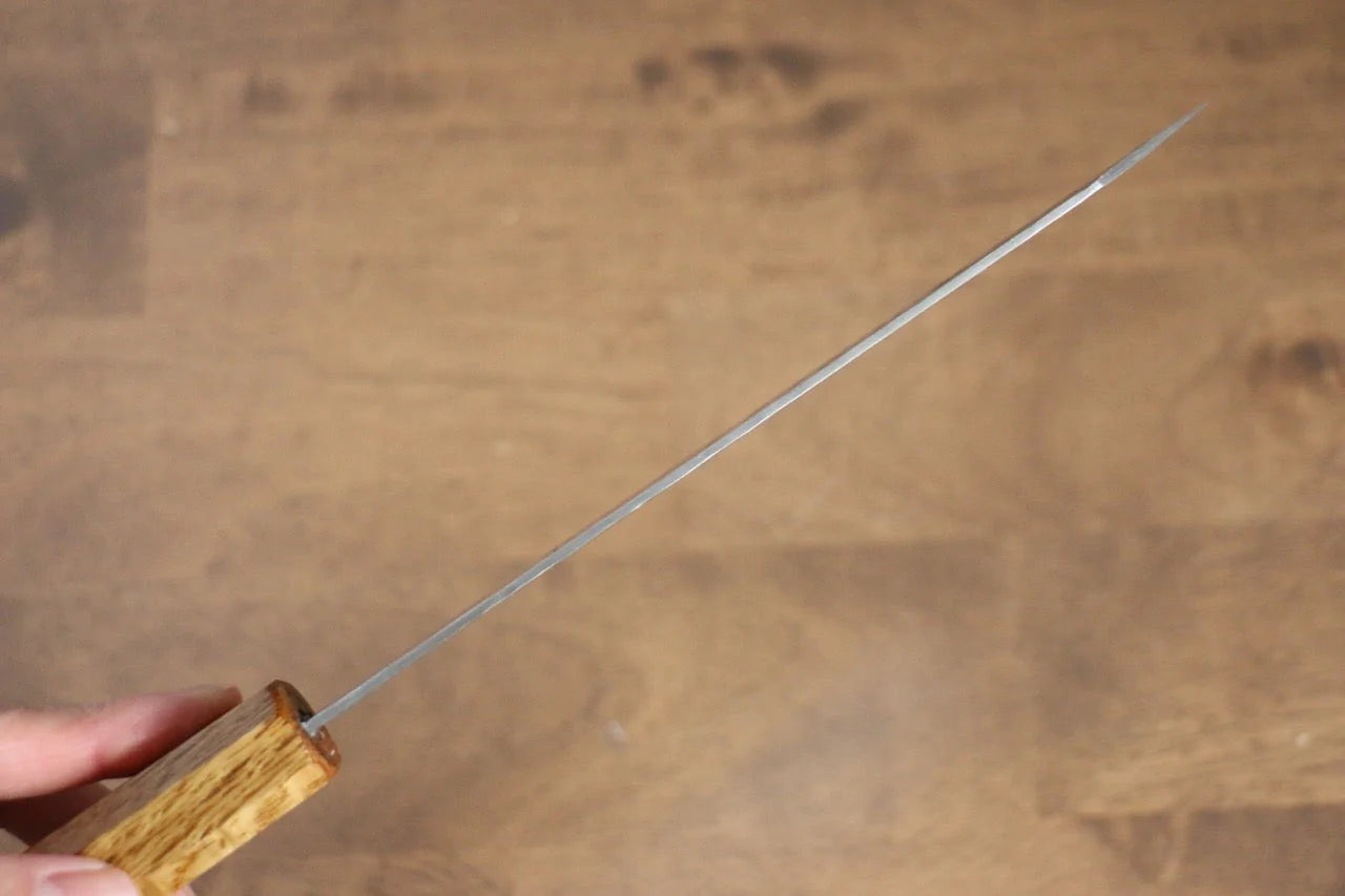 Marke Seisuke Tsukikage AUS10 Polierter handgeschmiedeter Damaststahl Mehrzweckmesser Bunka Japanisches Messer 170 mm Griff aus Eichenholz