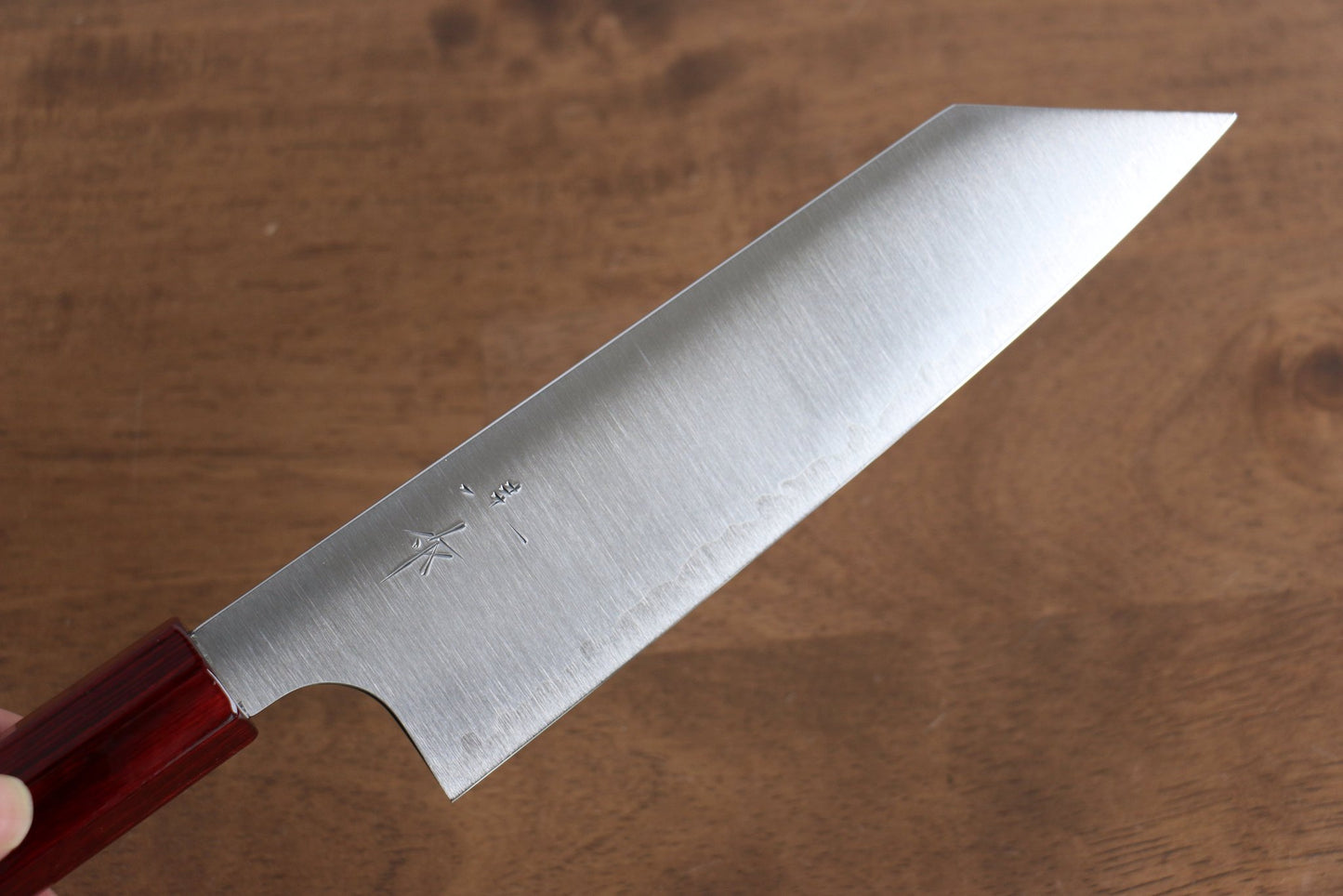 Marke Kei Kobayashi R2/SG2 Mehrzweckmesser Bunka Japanisches Messer 170 mm rot lackierter Griff