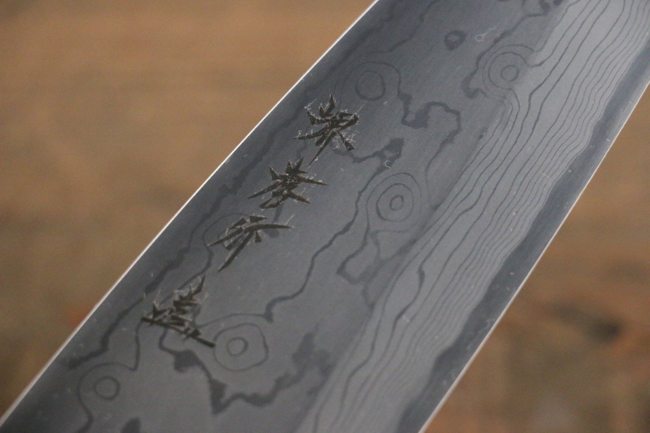 Sakai Takayuki Uzushio Damascus White Steel No.2 Deba Japanese Chef Knife 180mm - Japanny - Best Japanese Knife