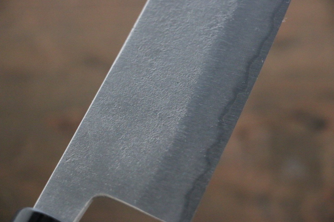 Marke: Yoshimi Kato, ultragrüner Stahl, traditionelle japanische Technologie, Nashiji-Mehrzweckmesser, japanisches Santoku-Messer, 165 mm, Sandelholz-Messergriff