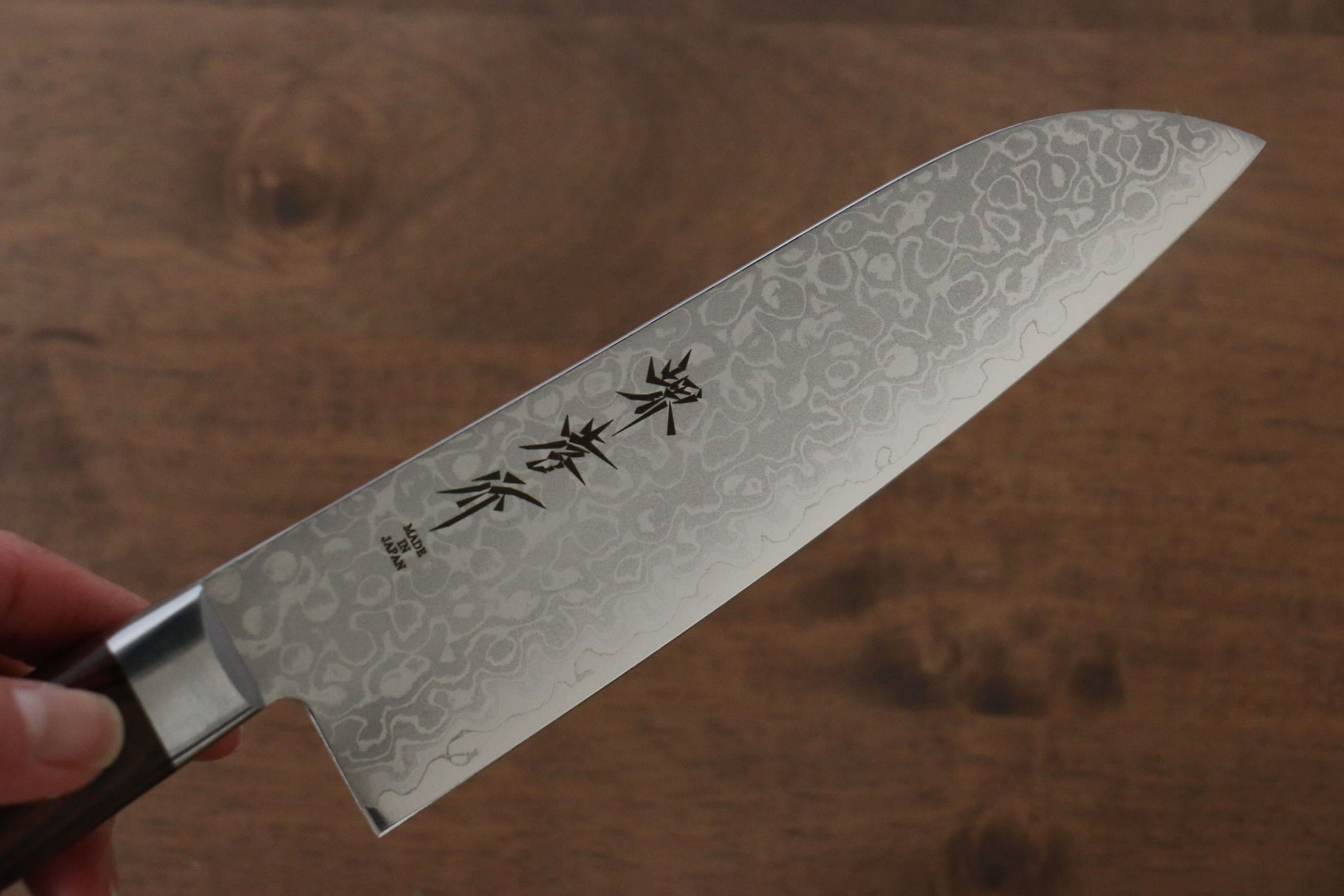 Sakai Takayuki VG10 17 Layer Damascus Mirrored Finish Japanese Santoku & Petty Japanese Knife mm - Japanny - Best Japanese Knife