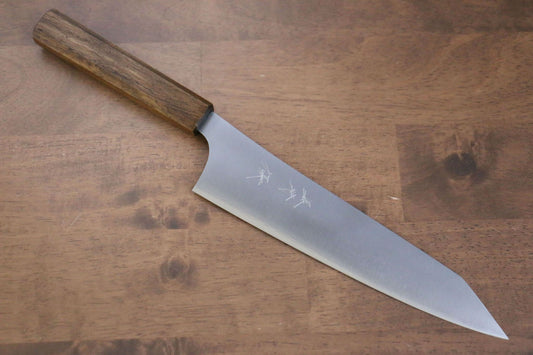 Thương hiệu Yu Kurosaki Vầng trăng HAP40 Dao đa năng Gyuto dao Nhật 210mm chuôi chuôi  dao gỗ Sồi