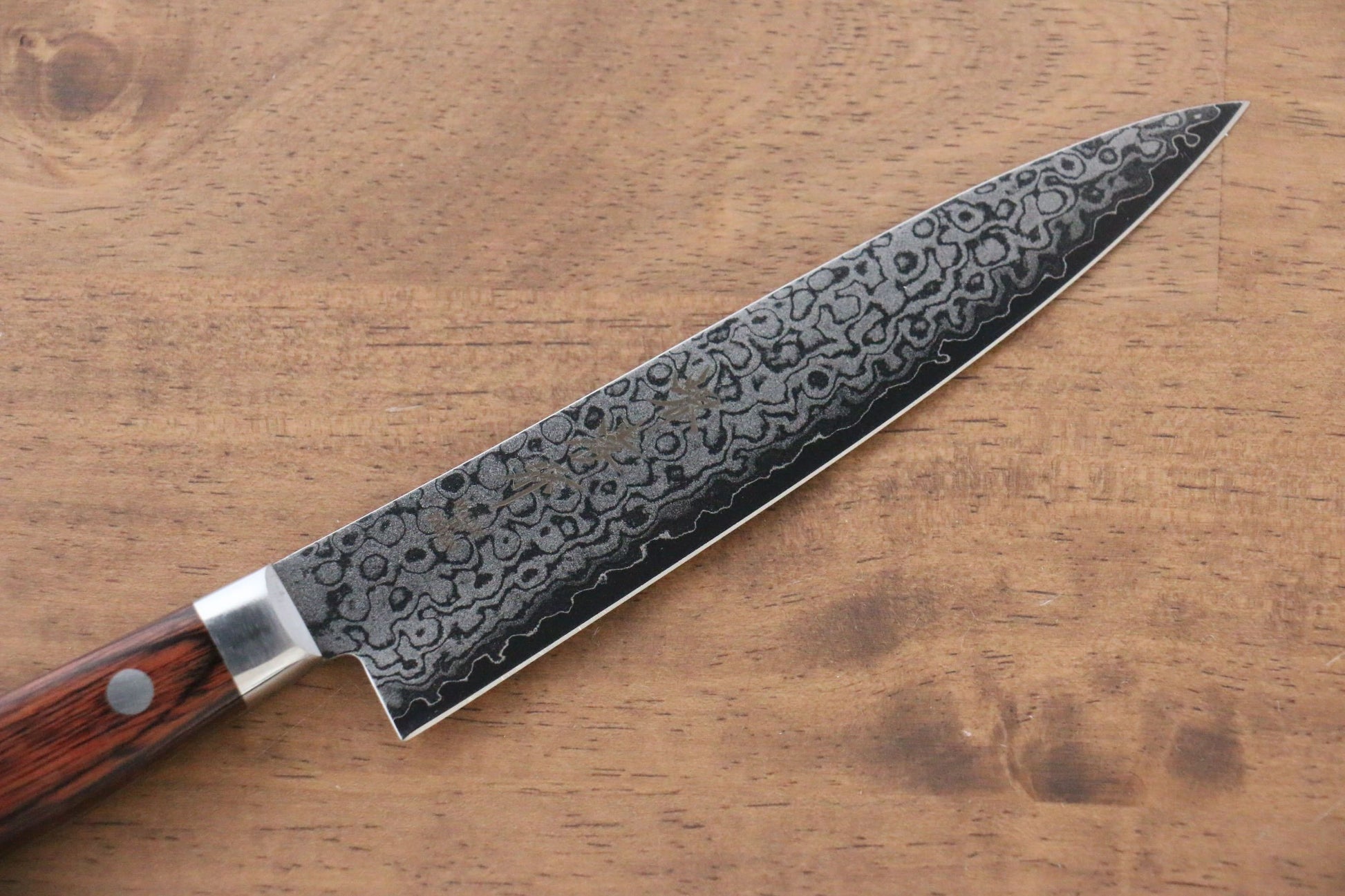 Sakai Takayuki VG10 17 Layer Damascus Mirrored Finish Japanese Santoku & Petty Japanese Knife mm - Japanny - Best Japanese Knife