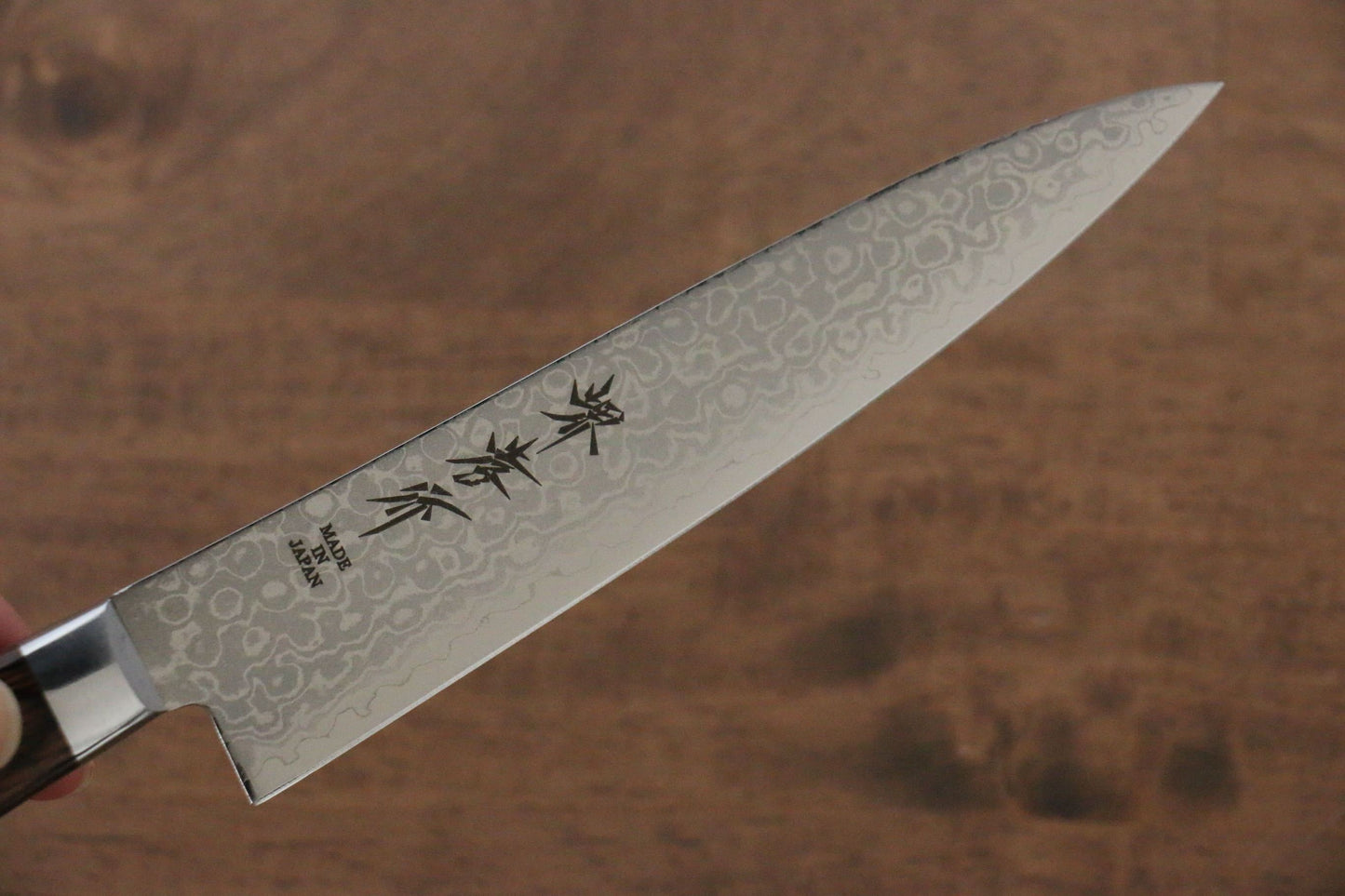 Sakai Takayuki VG10 17 Layer Damascus Mirrored Finish Japanese Santoku & Petty Japanese Knife mm - Japanny - Best Japanese Knife