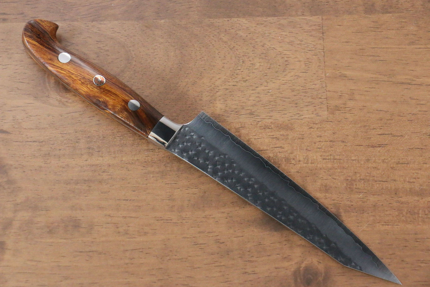 Yu Kurosaki Senko R2/SG2 Hammered Petty-Utility Japanese Knife 150mm Ironwood Handle - Japanny - Best Japanese Knife