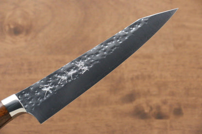 Yu Kurosaki Senko R2/SG2 Hammered Petty-Utility Japanese Knife 150mm Ironwood Handle - Japanny - Best Japanese Knife