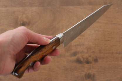 Yu Kurosaki Senko R2/SG2 Hammered Petty-Utility Japanese Knife 150mm Ironwood Handle - Japanny - Best Japanese Knife