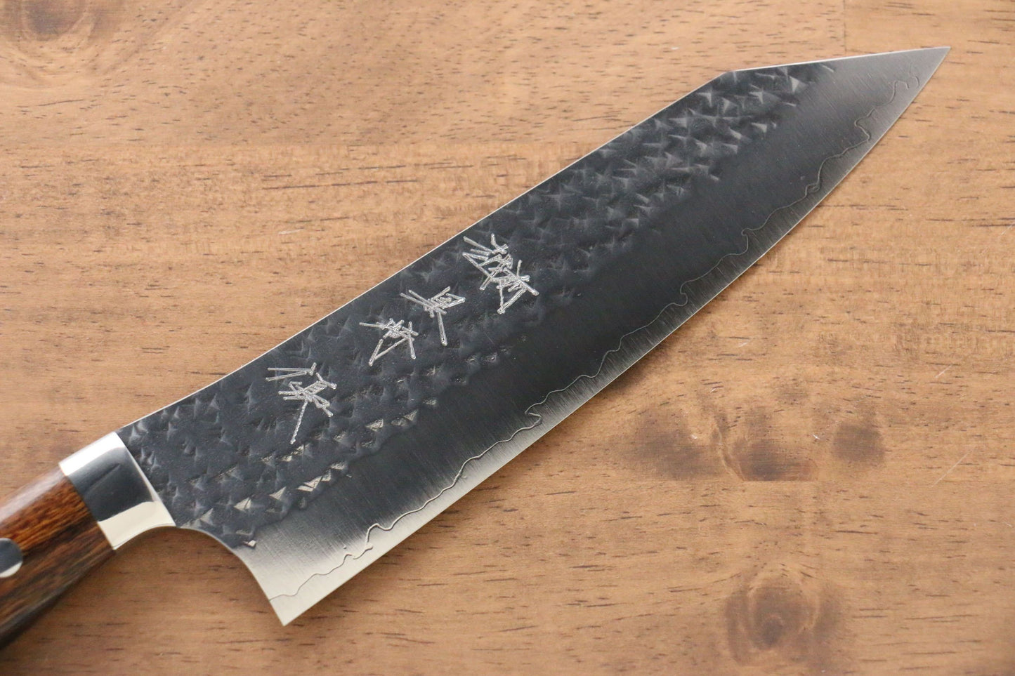 Yu Kurosaki Senko R2/SG2 Hammered Santoku Japanese Knife 180mm Ironwood Handle - Japanny - Best Japanese Knife