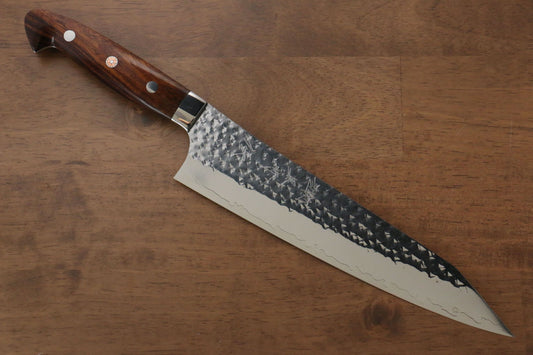 Yu Kurosaki Senko R2/SG2 Hammered Gyuto Japanese Knife 210mm Ironwood Handle - Japanny - Best Japanese Knife