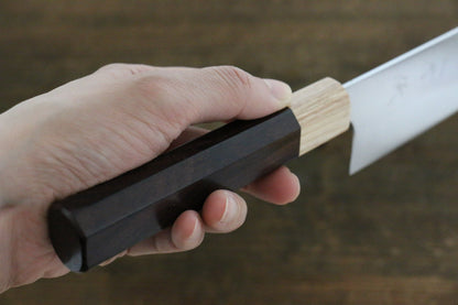 Yu Kurosaki R2/SG2 Migaki Finish Santoku Japanese Chef Knife 165mm - Japanny - Best Japanese Knife