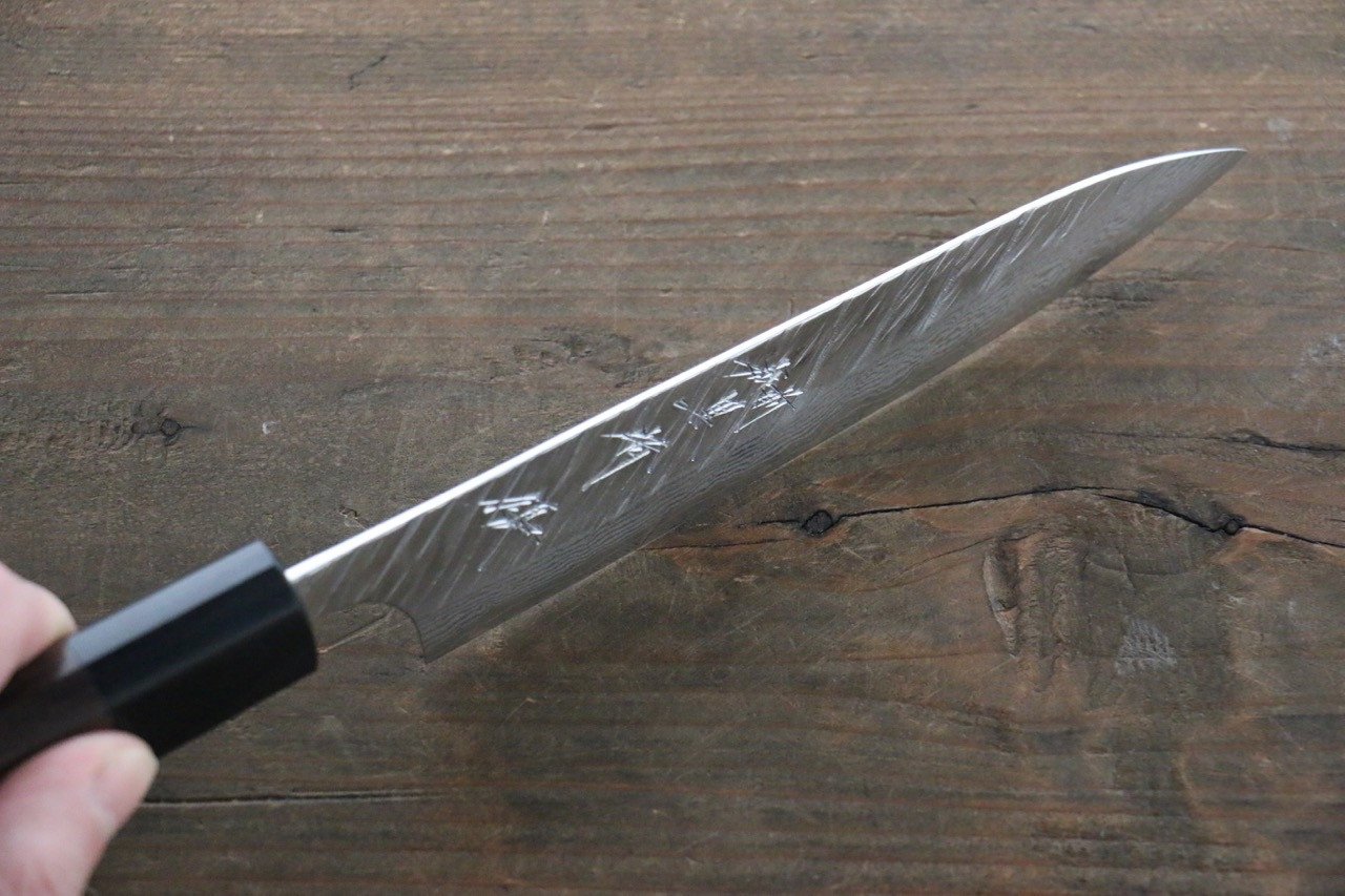 Yu Kurosaki Fujin VG10 Damascus Petty Japanese Chef Knife 150mm - Japanny - Best Japanese Knife