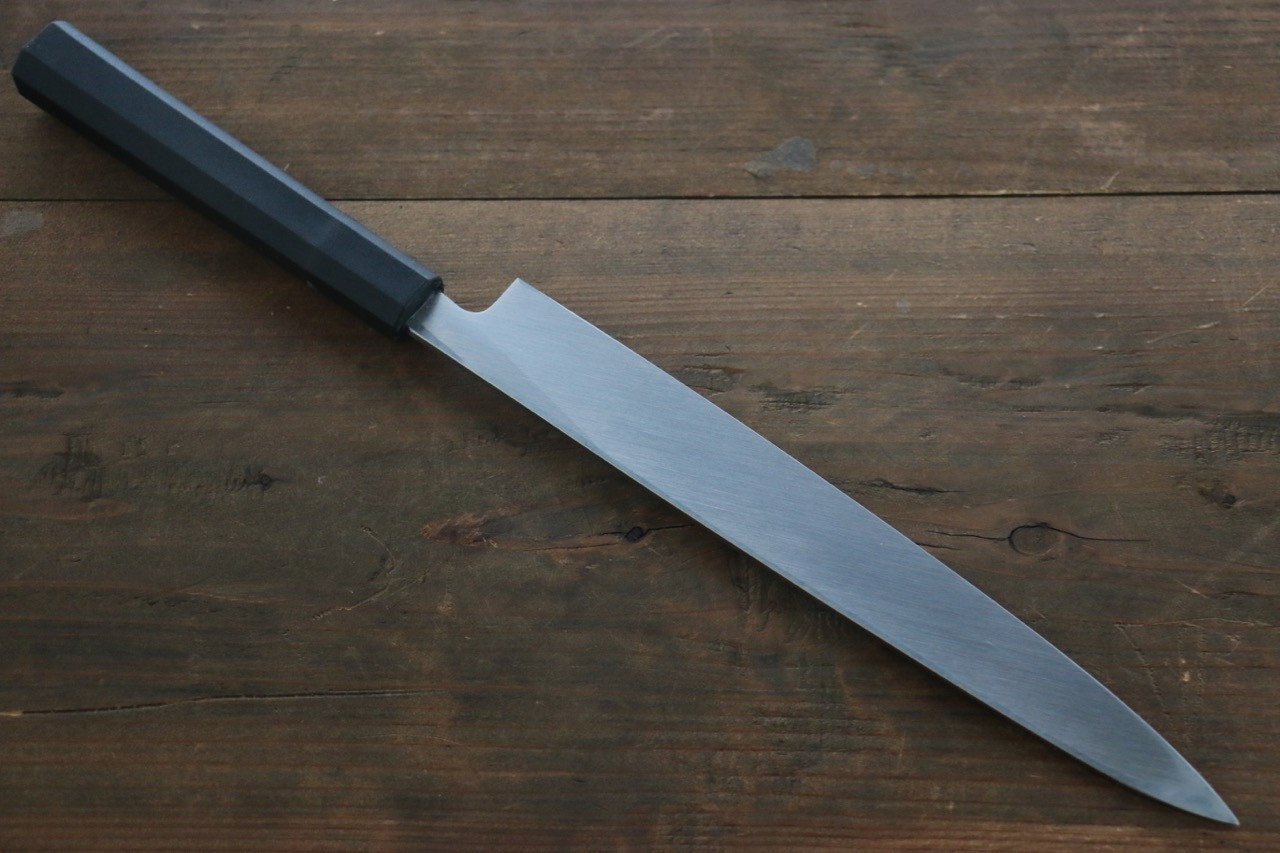 Sakai Takayuki Molybdenum Yanagiba Japanese Chef Knife with Black Plastic handle - Japanny - Best Japanese Knife