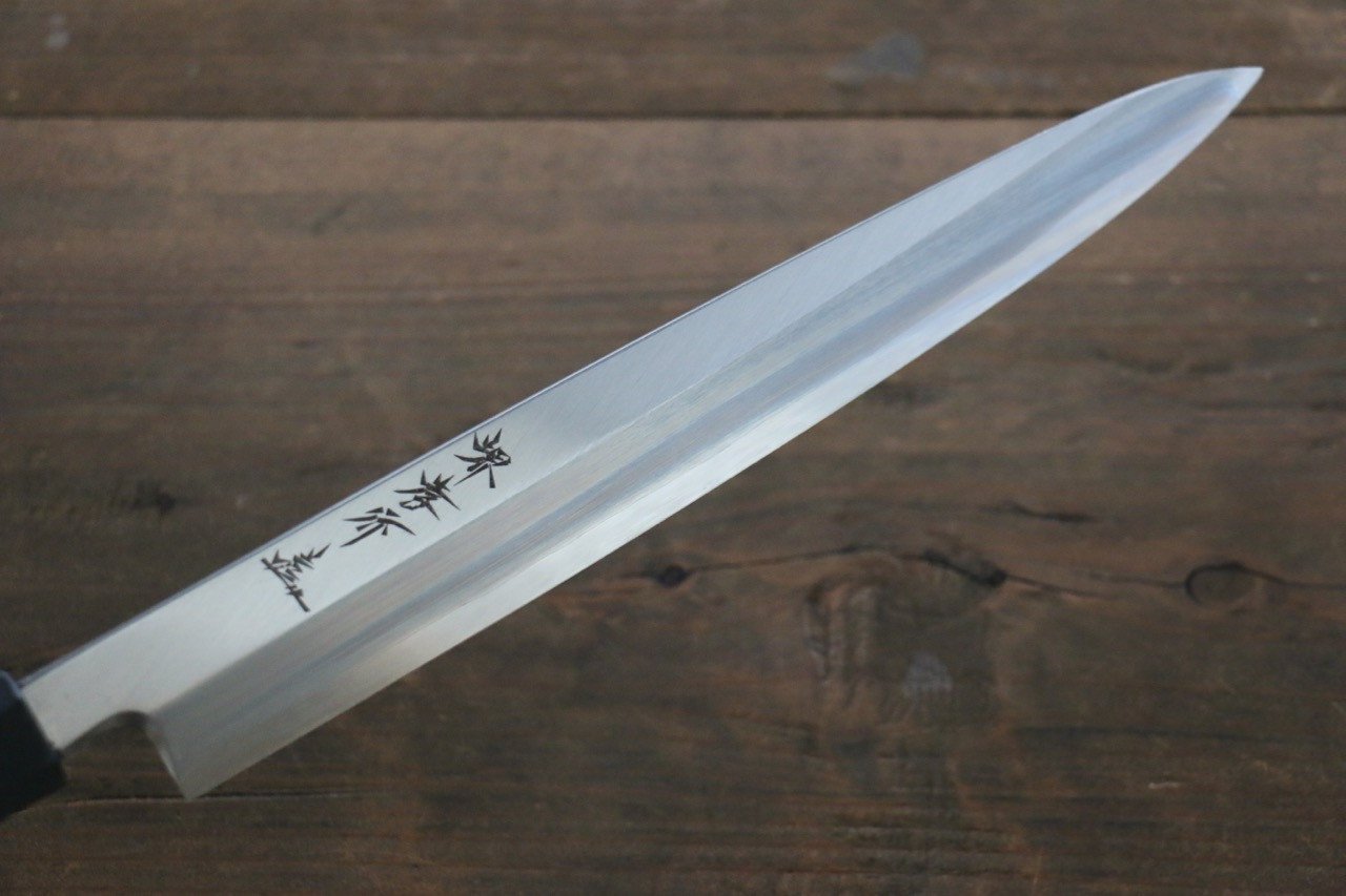 Sakai Takayuki Molybdenum Yanagiba Japanese Chef Knife with Black Plastic handle - Japanny - Best Japanese Knife