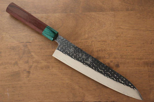 Yu Kurosaki Senko R2/SG2 Hammered Gyuto Japanese Knife 210mm Shitan Handle - Japanny - Best Japanese Knife