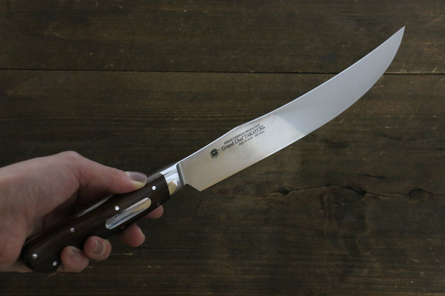 Sakai Takayuki Stainless Carving Knife 240mm - Japanny - Best Japanese Knife