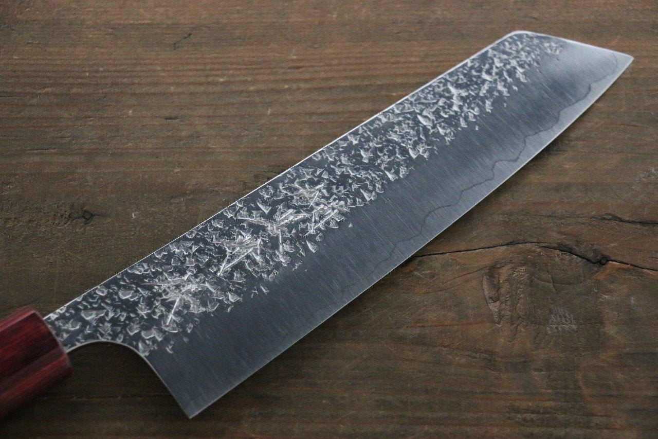 Yu Kurosaki Shizuku R2/SG Hammered Bunka Japanese Chef Knife 165mm - Japanny - Best Japanese Knife