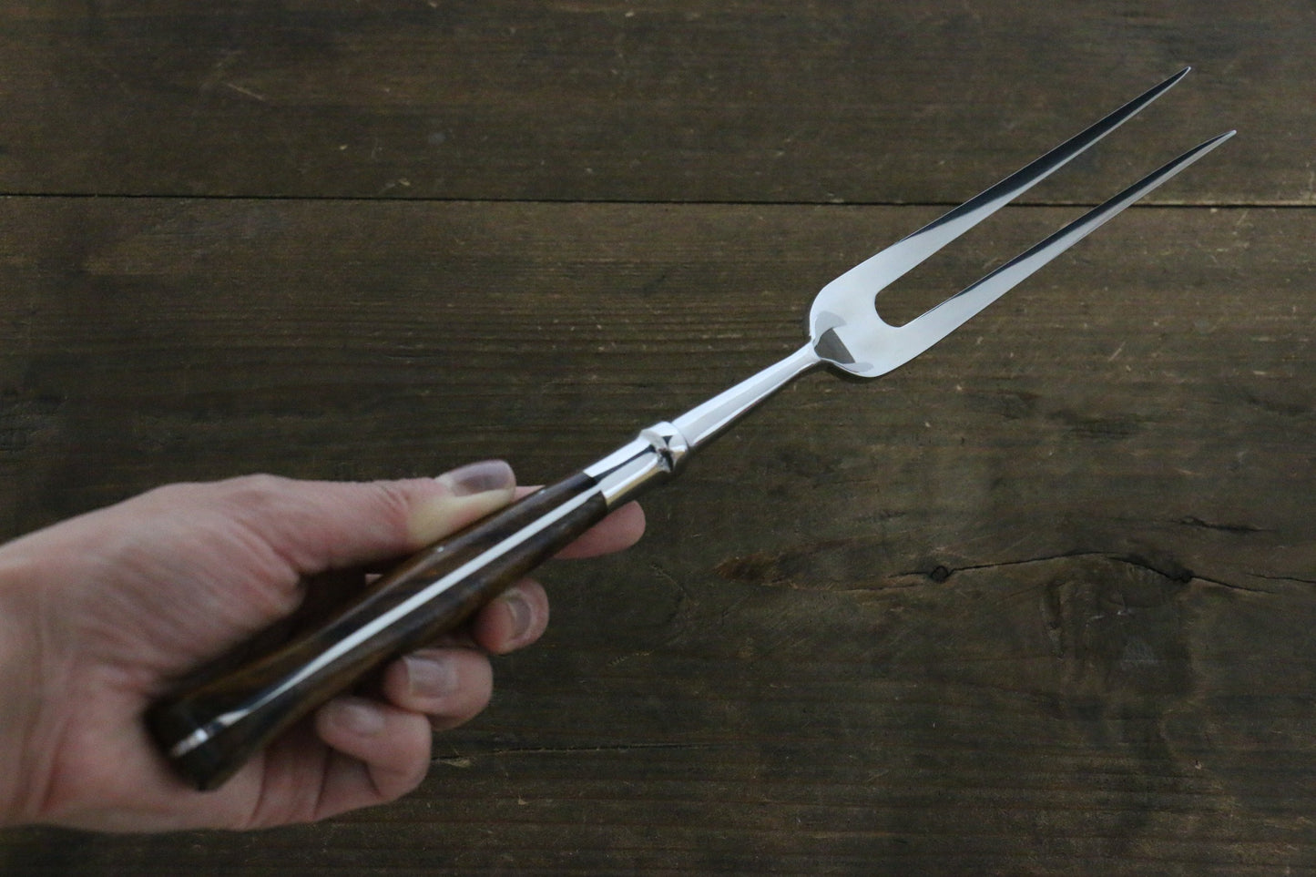 Sakai Takayuki Stainless Carving Knife & Fork Set - Japanny - Best Japanese Knife