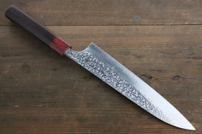 Yu Kurosaki Shizuku R2/SG2 Hammered Gyuto Japanese Chef Knife 210mm - Japanny - Best Japanese Knife