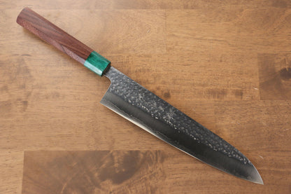 Yu Kurosaki Senko R2/SG2 Hammered Gyuto Japanese Knife 240mm Shitan Handle - Japanny - Best Japanese Knife