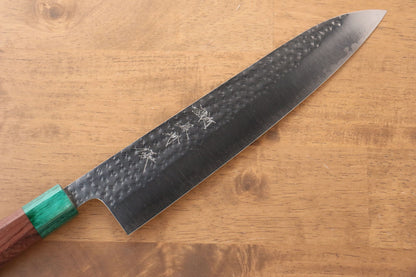 Yu Kurosaki Senko R2/SG2 Hammered Gyuto Japanese Knife 240mm Shitan Handle - Japanny - Best Japanese Knife