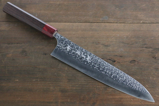 Yu Kurosaki Shizuku R2/SG Hammered Gyuto Japanese Chef Knife 240mm - Japanny - Best Japanese Knife