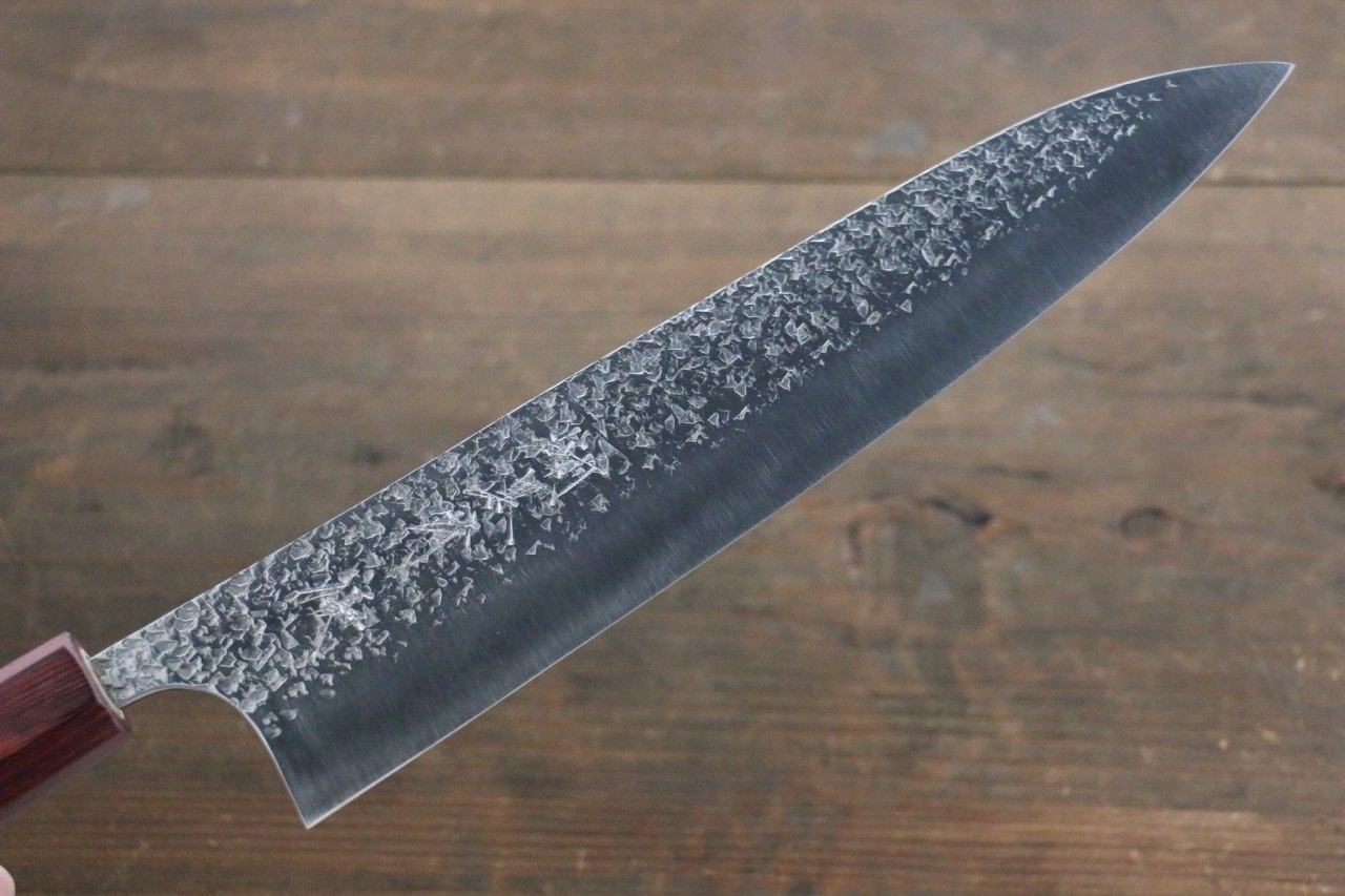 Yu Kurosaki Shizuku R2/SG Hammered Gyuto Japanese Chef Knife 240mm - Japanny - Best Japanese Knife