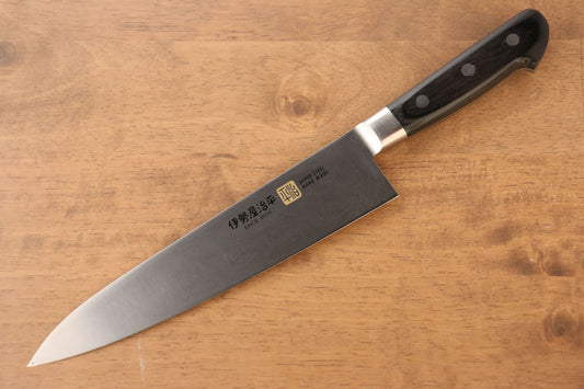 Iseya Molybdenum Gyuto Japanese Knife 210mm Black Pakka wood Handle - Japanny - Best Japanese Knife
