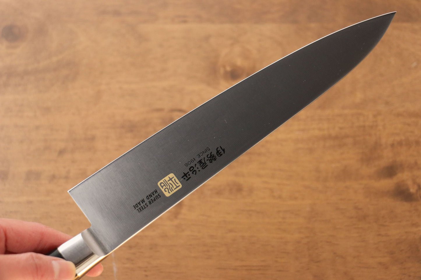 Iseya Molybdenum Gyuto Japanese Knife 210mm Black Pakka wood Handle - Japanny - Best Japanese Knife